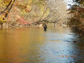 $Breeches 11-09-2021002$ I thought we could work our way from the run to the wall but not so. It was a beautiful day and it seems every fisherman in the area wanted to enjoy it.