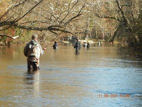 $Breeches 11-09-2021003$ This is what we had to put up with. Looks like New York salmon fishing! Needless to say we cut our afternoon short.