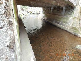 $HickoryRun4-18-2021003$ Yeah, fishing under a bridge again. That's just where the willing fish were living.