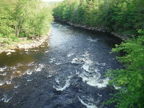 19-2021027$ Another shot of the Lehigh. This was at Lehigh Tannery. Couple of fishermen on the stream in the middle of the pic. Saw them catch one small fish.